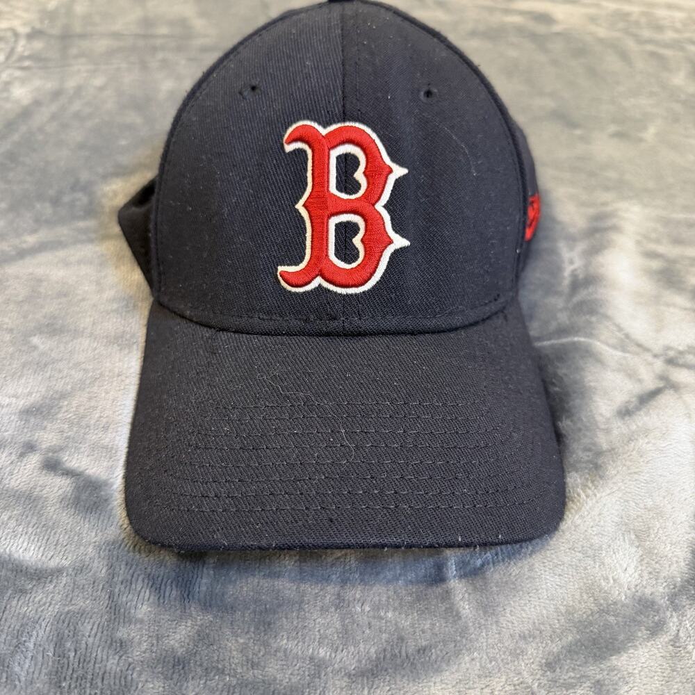 New Era 39THIRTY Boston Red Sox Hat Sz S/M Stretch Fit Navy Blue MLB Cap
